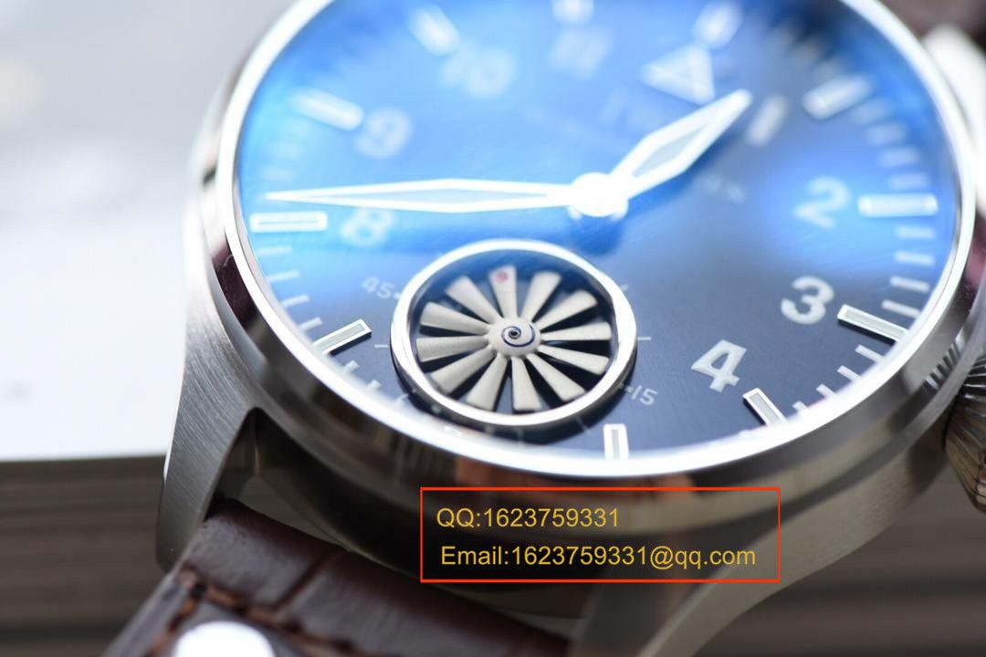 【独家视频测评】【KW Factory 1:1 Replica Watches 】 IWC 飞行员IW500301涡轮大飞男士机械 Watches  / WAG110