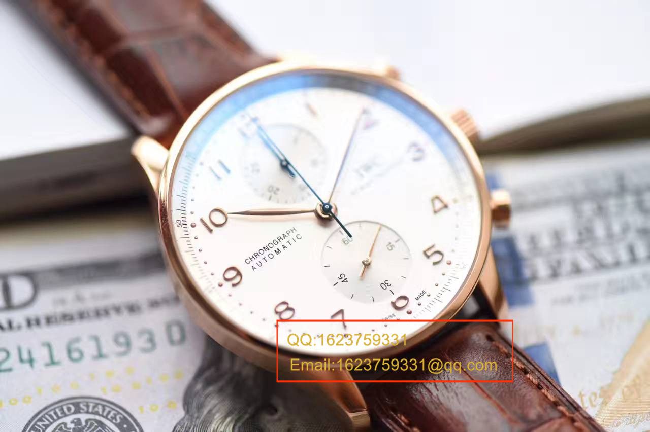 【独家视频测评YL Factory V7版本 Perfect  High quality  Copy  Watches 】 IWC 葡萄牙计时系列IW371480 wrist watches  / WG302