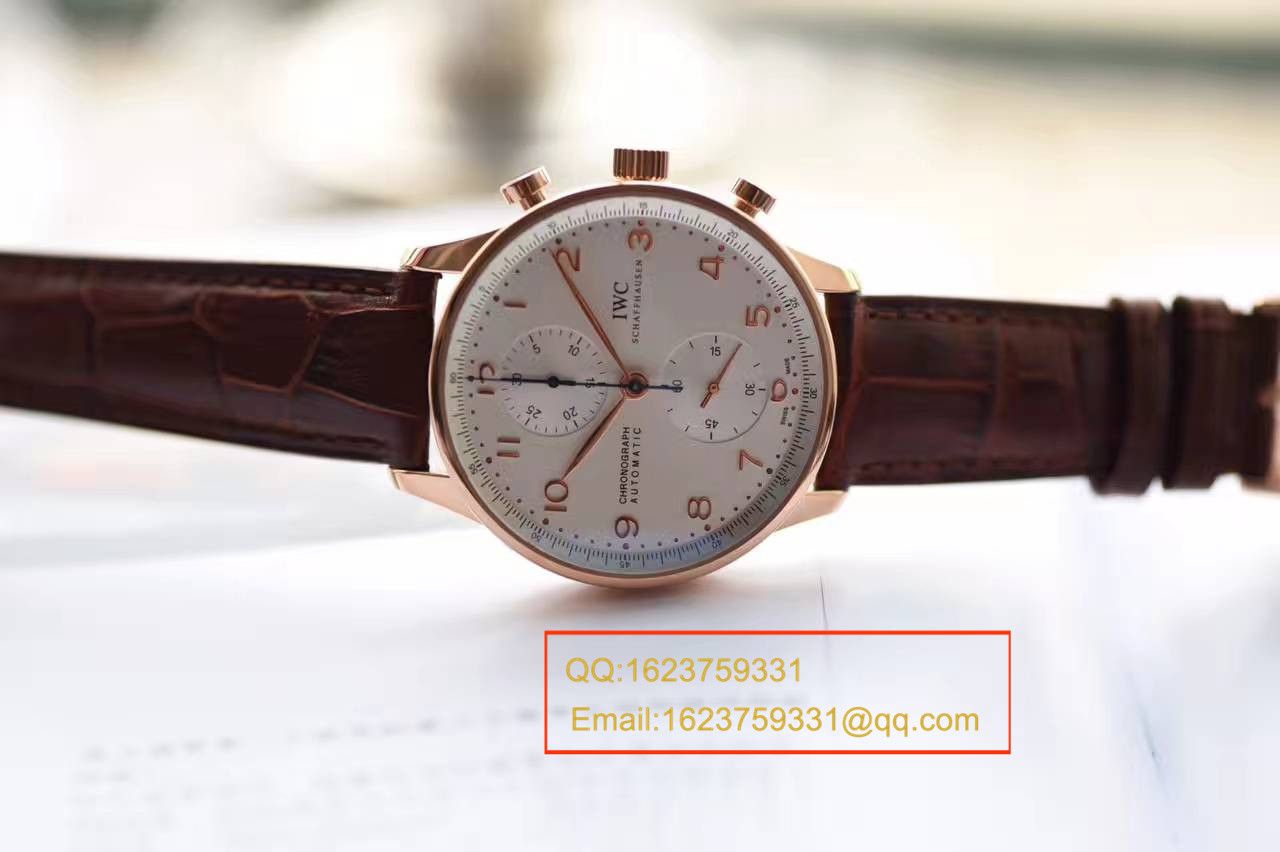【独家视频测评YL Factory V7版本 Perfect  High quality  Copy  Watches 】 IWC 葡萄牙计时系列IW371480 wrist watches  / WG302