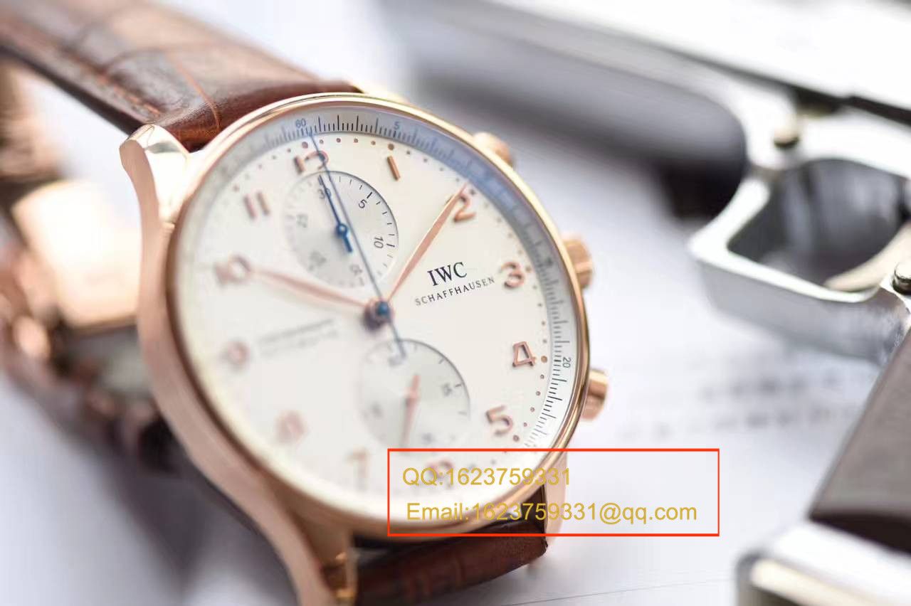 【独家视频测评YL Factory V7版本 Perfect  High quality  Copy  Watches 】 IWC 葡萄牙计时系列IW371480 wrist watches  / WG302