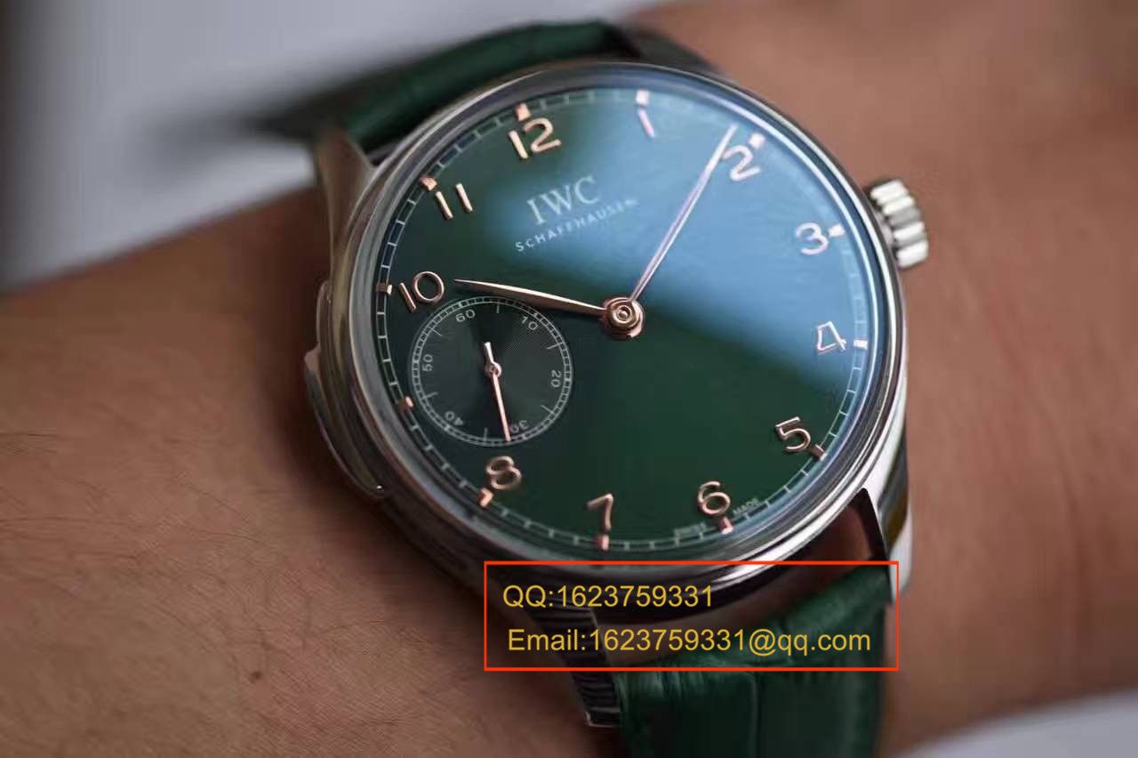 YL Factory 出品新款翠绿限量版 IWC 葡萄牙三问手动机械 wrist watches  / WBA292