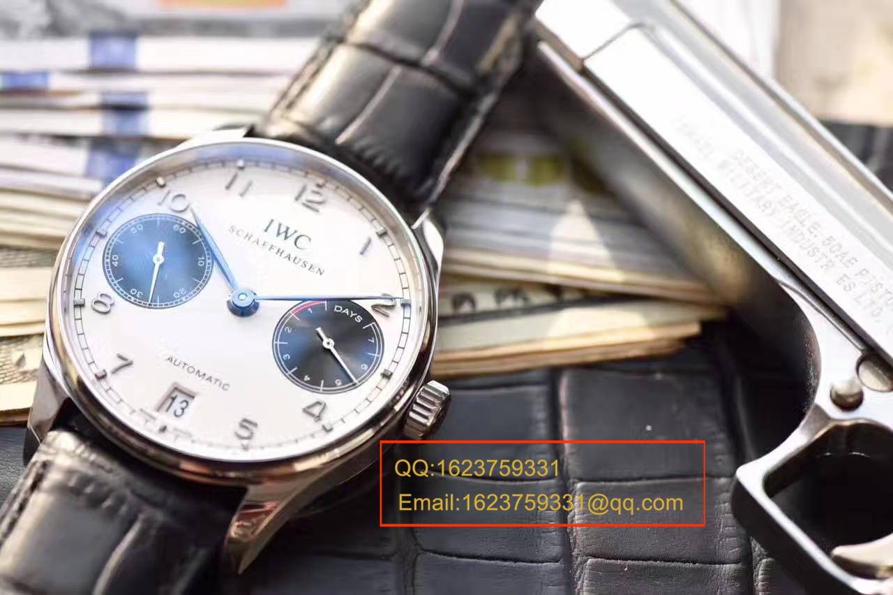 【ZF Perfect  High quality  Replica Watches 】 IWC 葡七最高版本新面孔白面黑眼IW500706（熊猫葡七） wrist watches  / WG181