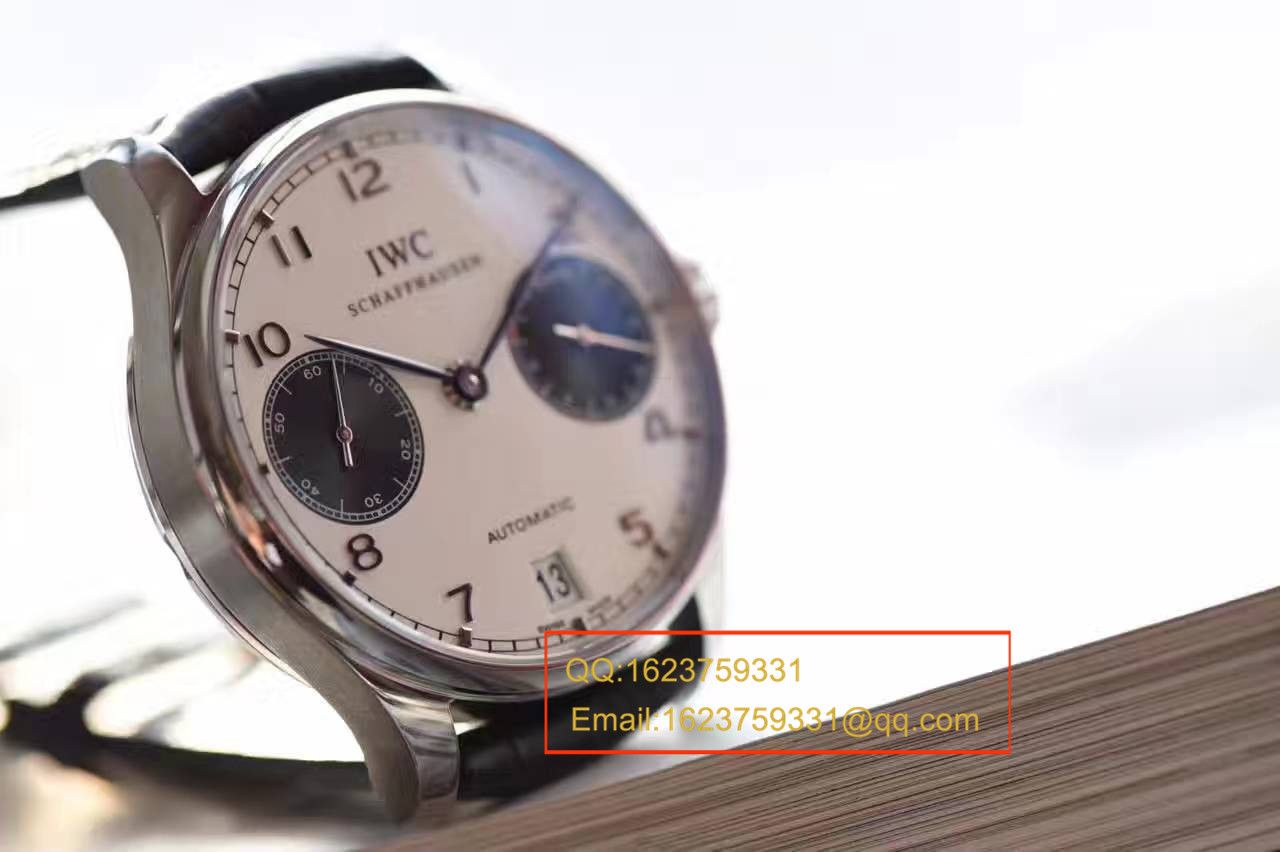 【ZF Perfect  High quality  Replica Watches 】 IWC 葡七最高版本新面孔白面黑眼IW500706（熊猫葡七） wrist watches  / WG181