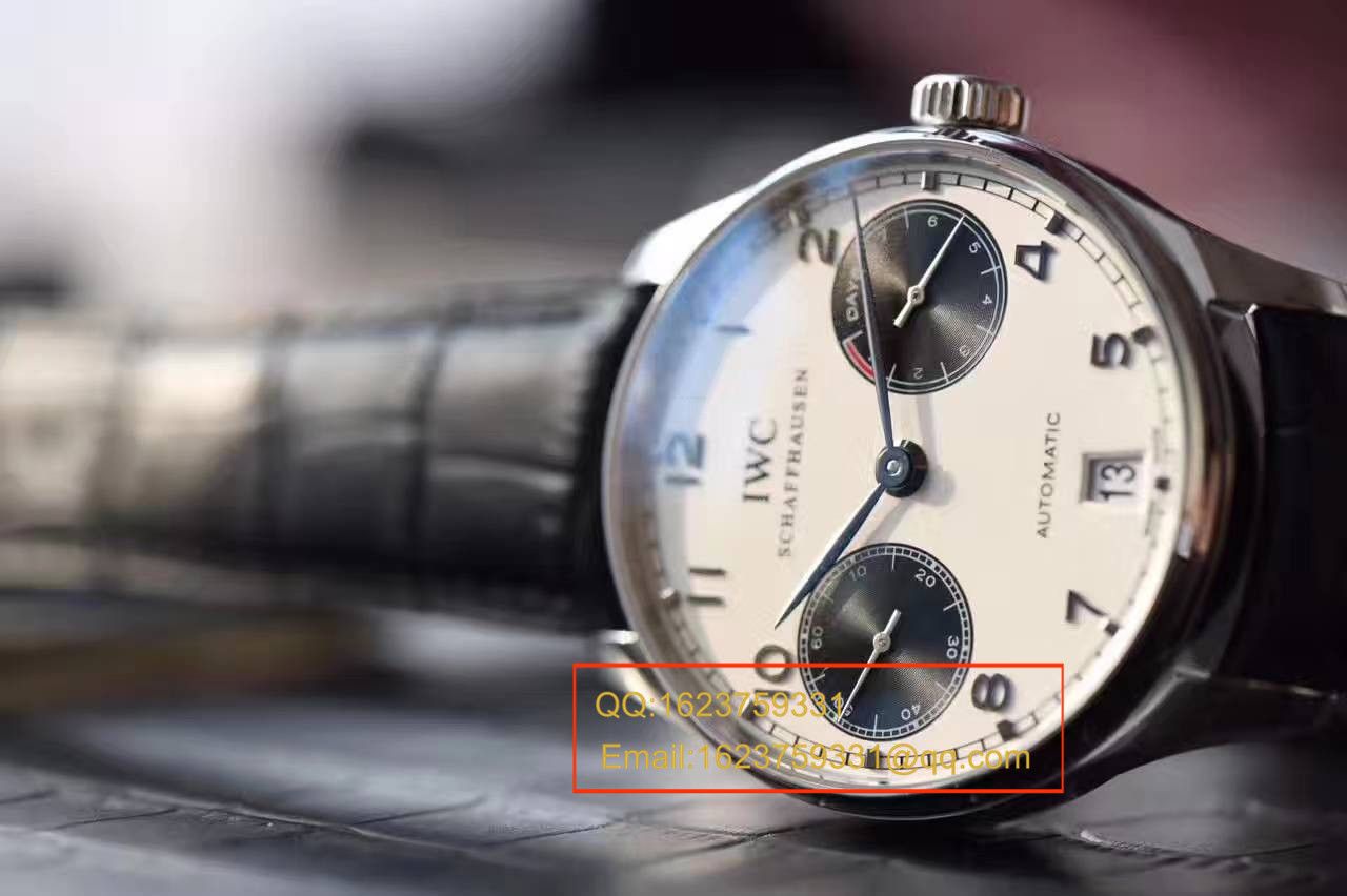 【ZF Perfect  High quality  Replica Watches 】 IWC 葡七最高版本新面孔白面黑眼IW500706（熊猫葡七） wrist watches  / WG181