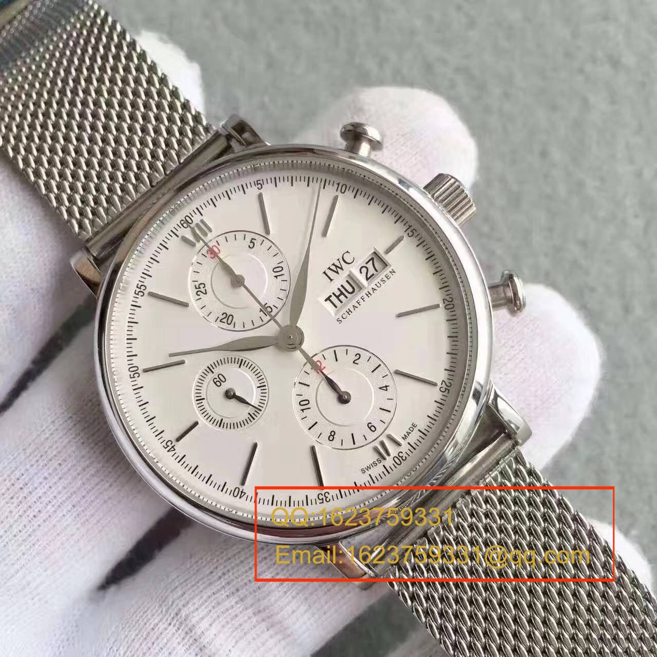 【MK Perfect  High quality  Replica Watches 】 IWC 柏涛菲诺CHRONOGRAPH计时系列 IW391009 wrist watches  / WB0133
