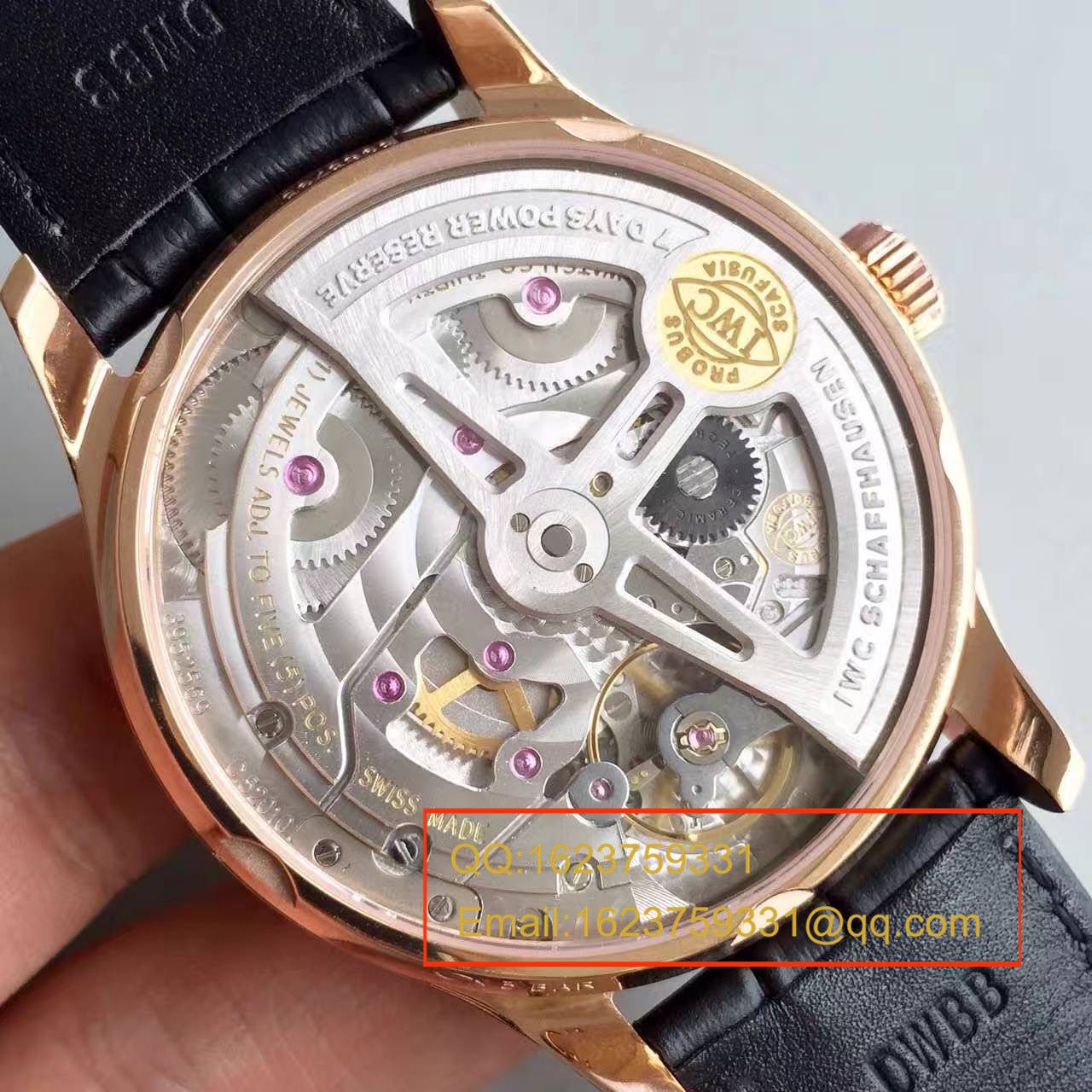 【ZF Factory  High quality  Copy 1:1 Replica Watches 】 IWC 葡萄牙系列《 IWC 七日链》IW500125 wrist watches  / WG231