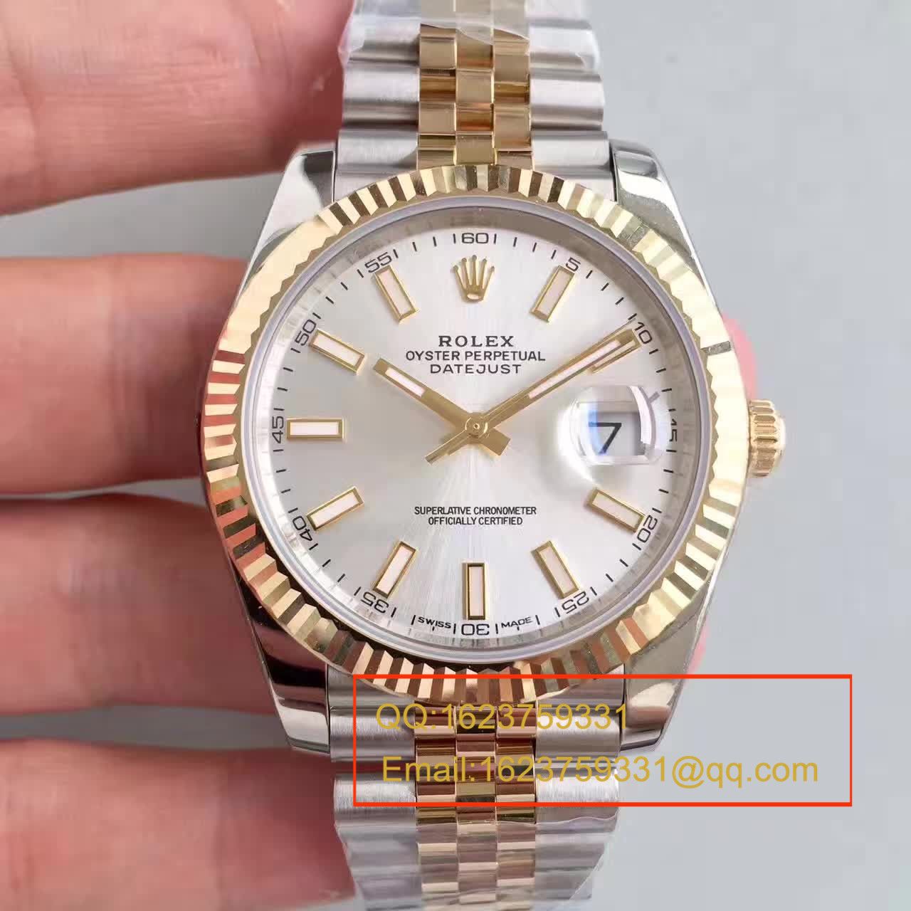 【N Factory  Perfect   Replica Watches 】 Rolex   Datejust 系列126333-62613包18K金 wrist watches  / RCF171