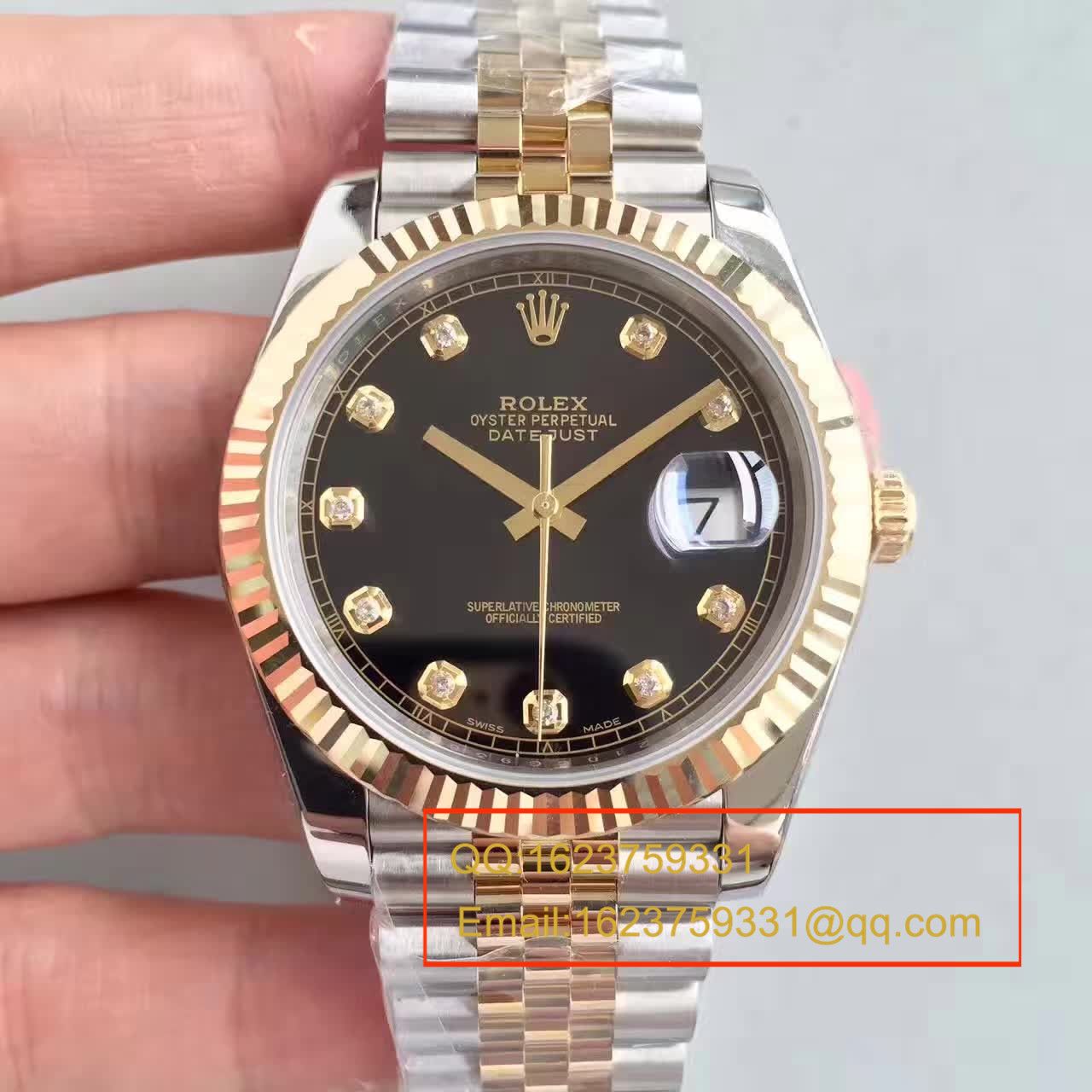 【N Factory  Perfect   Replica Watches 】 Rolex   Datejust 系列126333-62613包18K金 wrist watches  / RCF171