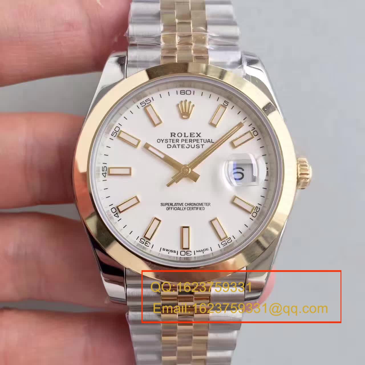 【N Factory  Perfect   Replica Watches 】 Rolex   Datejust 系列126333-62613包18K金 wrist watches  / RCF171