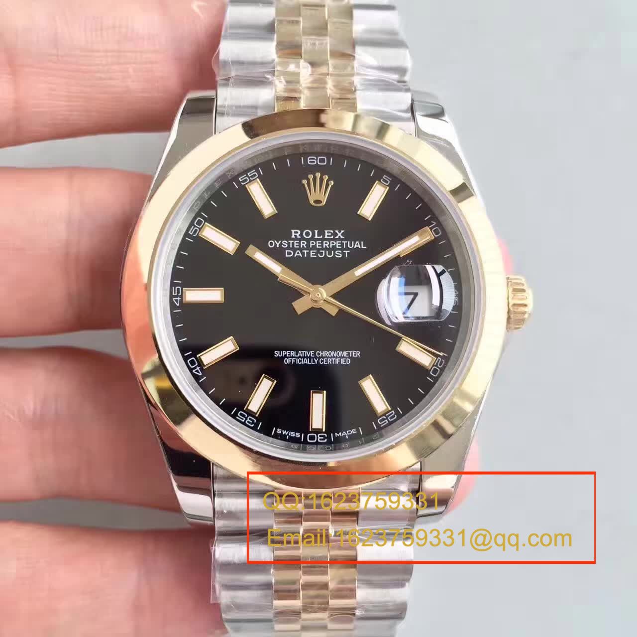 【N Factory  Perfect   Replica Watches 】 Rolex   Datejust 系列126333-62613包18K金 wrist watches  / RCF171