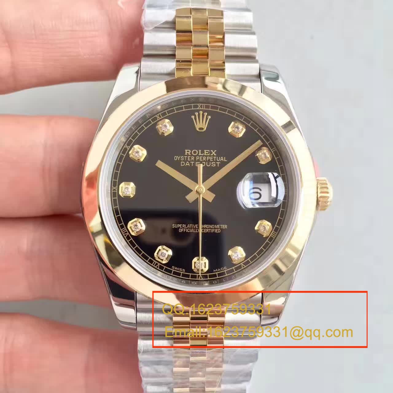 【N Factory  Perfect   Replica Watches 】 Rolex   Datejust 系列126333-62613包18K金 wrist watches  / RCF171