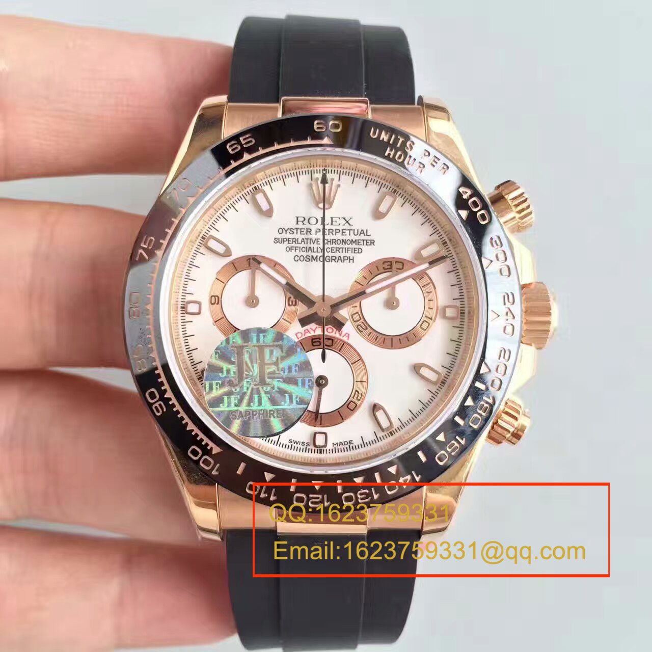 【独家视频测评JF Factory 1:1 top  Replica Watches 】 Rolex  Cosmograph Daytona  Ditongna 系列116515LN粉盘 wrist watches  / RBC149