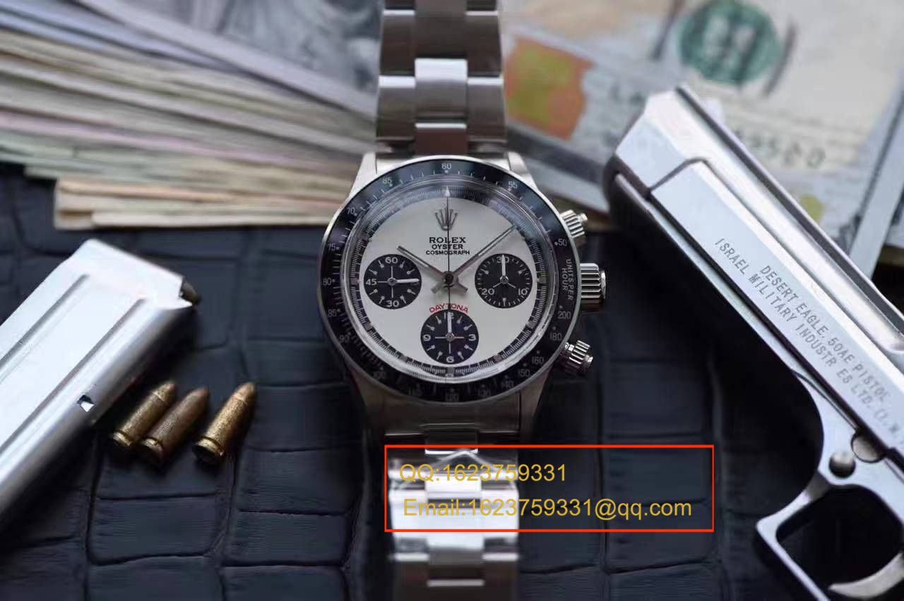 【独家视频测评 Perfect  High quality  Replica Watches 】Rolex Paul Newman Daytona余文乐同款 Rolex 保罗.纽曼复古 Ditongna  / RAG148