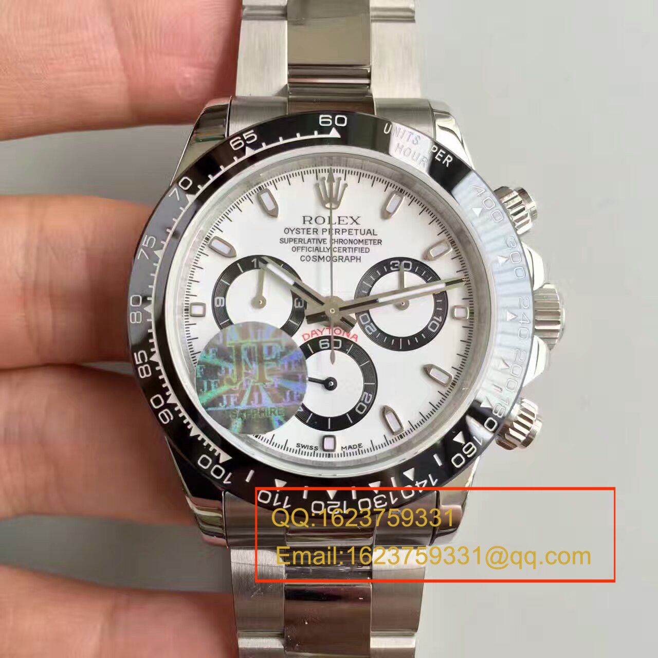 【视频解析】JF Factory 1:1 Knockoff  Watches 之 Rolex  Cosmograph Daytona  Ditongna 系列116500LN-78590机械男表 / RBD126