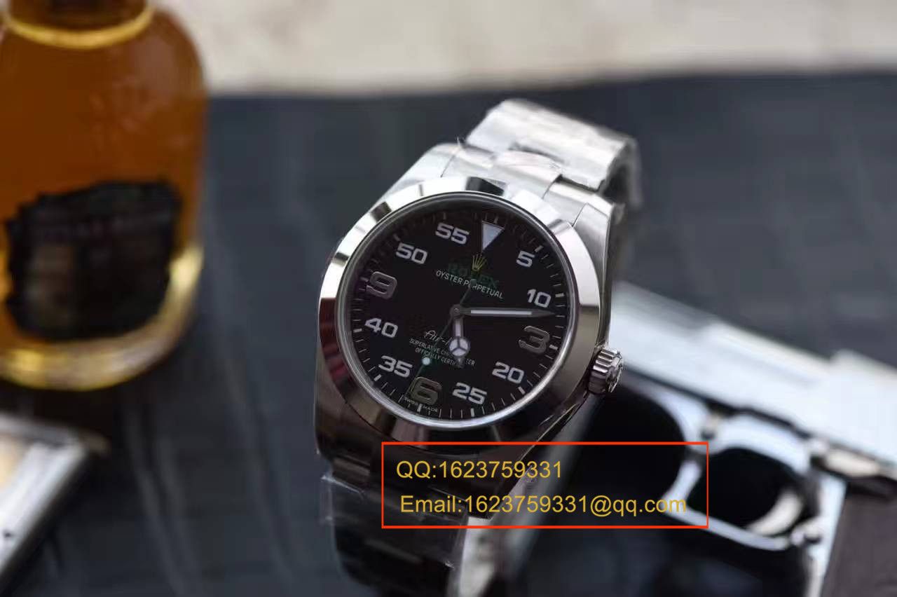 【N Factory  Perfect  Copy  Watches 最强V7版】 top  Replica Copy 空霸“卷土重来”  Rolex Air-King男士 Watches  / RBB110