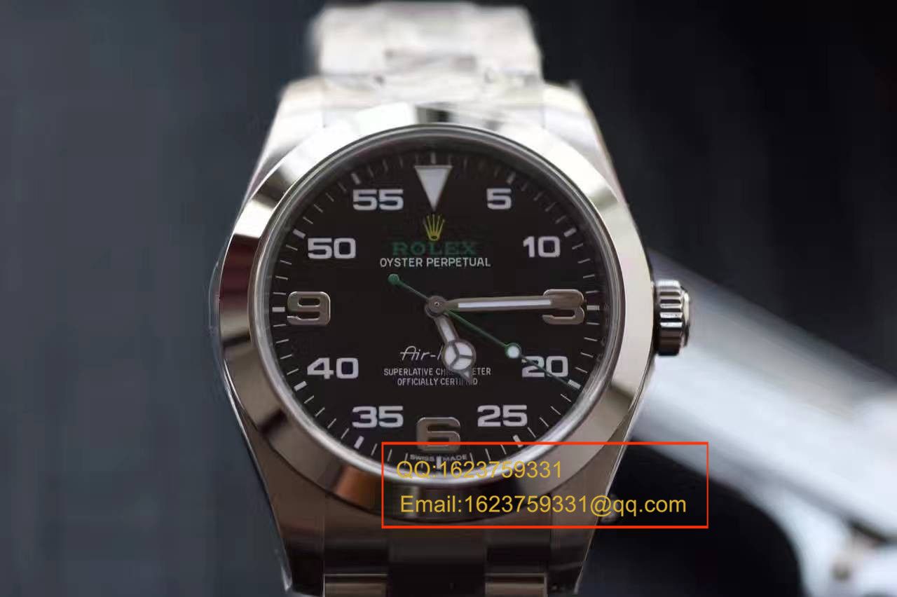 【N Factory  Perfect  Copy  Watches 最强V7版】 top  Replica Copy 空霸“卷土重来”  Rolex Air-King男士 Watches  / RBB110