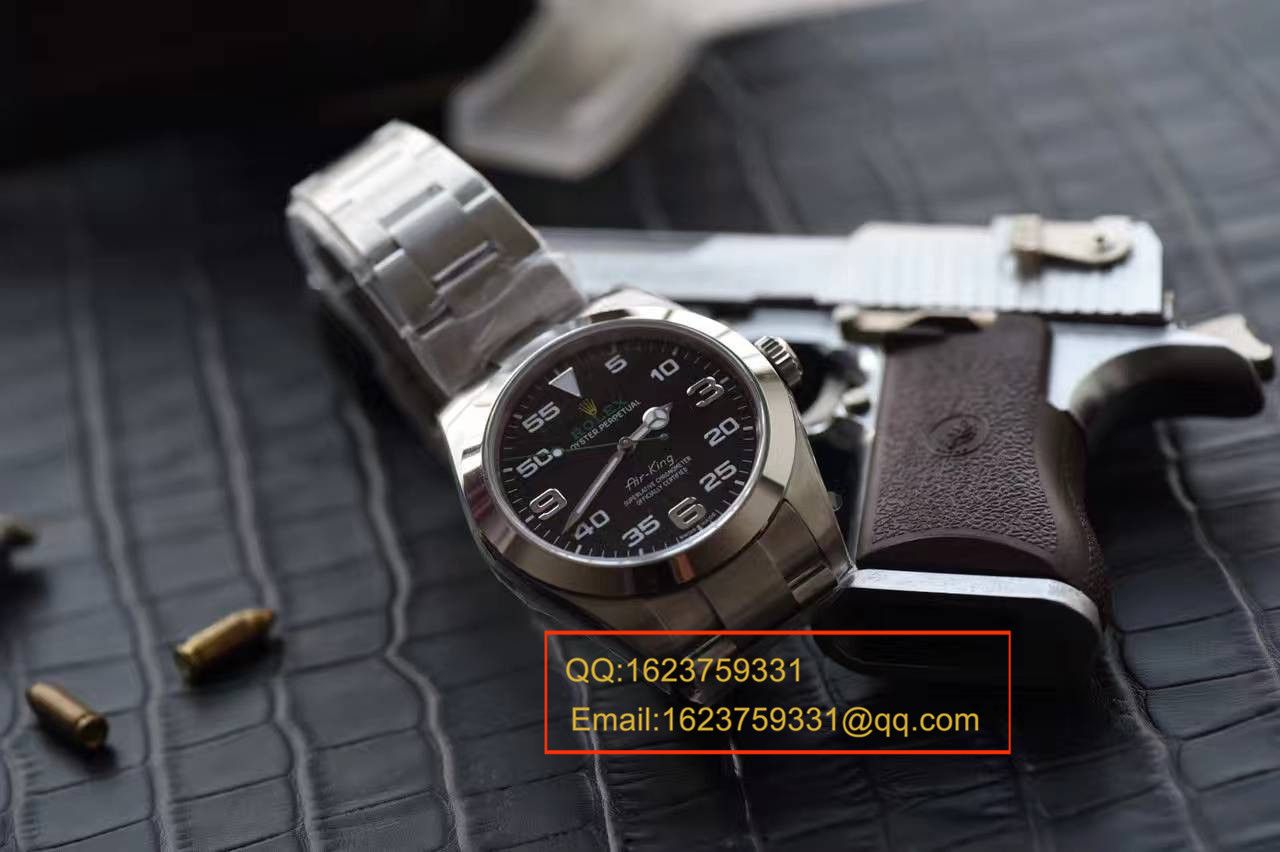 【N Factory  Perfect  Copy  Watches 最强V7版】 top  Replica Copy 空霸“卷土重来”  Rolex Air-King男士 Watches  / RBB110