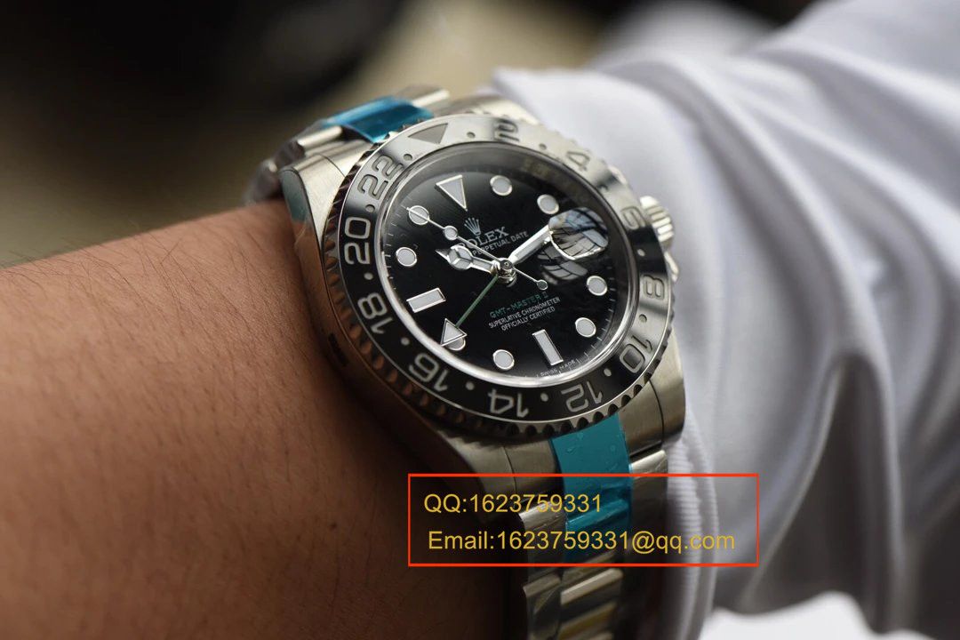 【独家视频测评N Factory 1:1 High quality  Replica Watches 】 Rolex  GMT MASTER v7版本116710LN-78200男表 / RBF084A