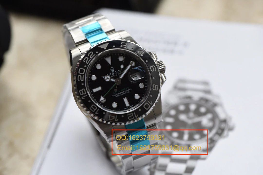 【独家视频测评N Factory 1:1 High quality  Replica Watches 】 Rolex  GMT MASTER v7版本116710LN-78200男表 / RBF084A
