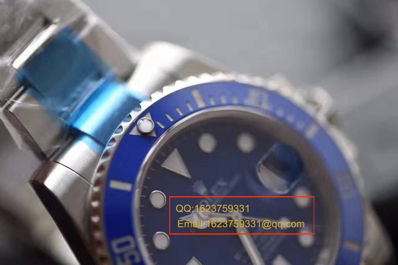 【NOOB Factory 1:1 Copy  Watches V7版本】 Rolex  Submariner 型系列116619LB-97209 蓝水鬼 / RBC004