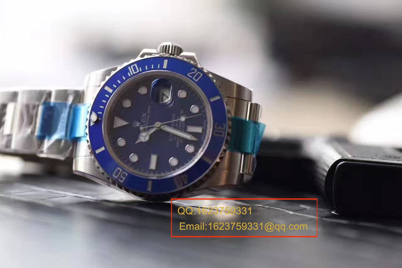 【NOOB Factory 1:1 Copy  Watches V7版本】 Rolex  Submariner 型系列116619LB-97209 蓝水鬼 / RBC004