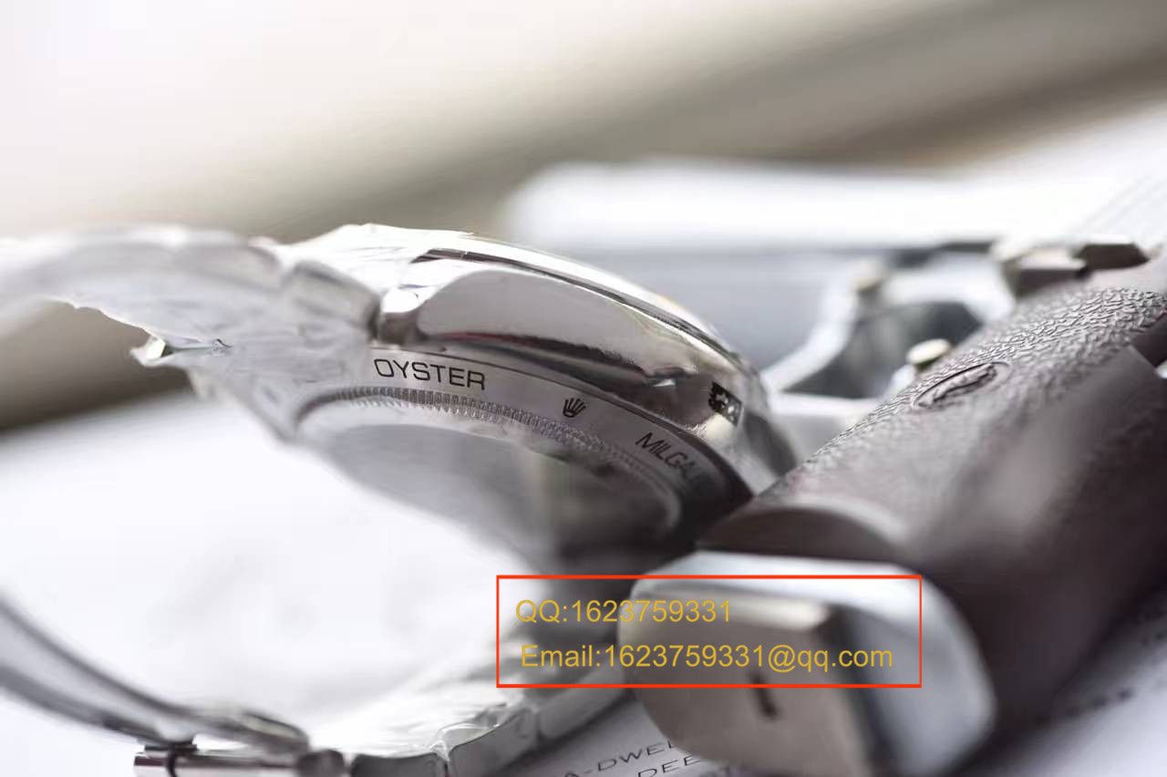 【N Factory  Perfect  High quality  Knockoff  Watches 】 Rolex 闪电闪电绿玻璃MILGAUSS 116400 最高版本 / RBA186