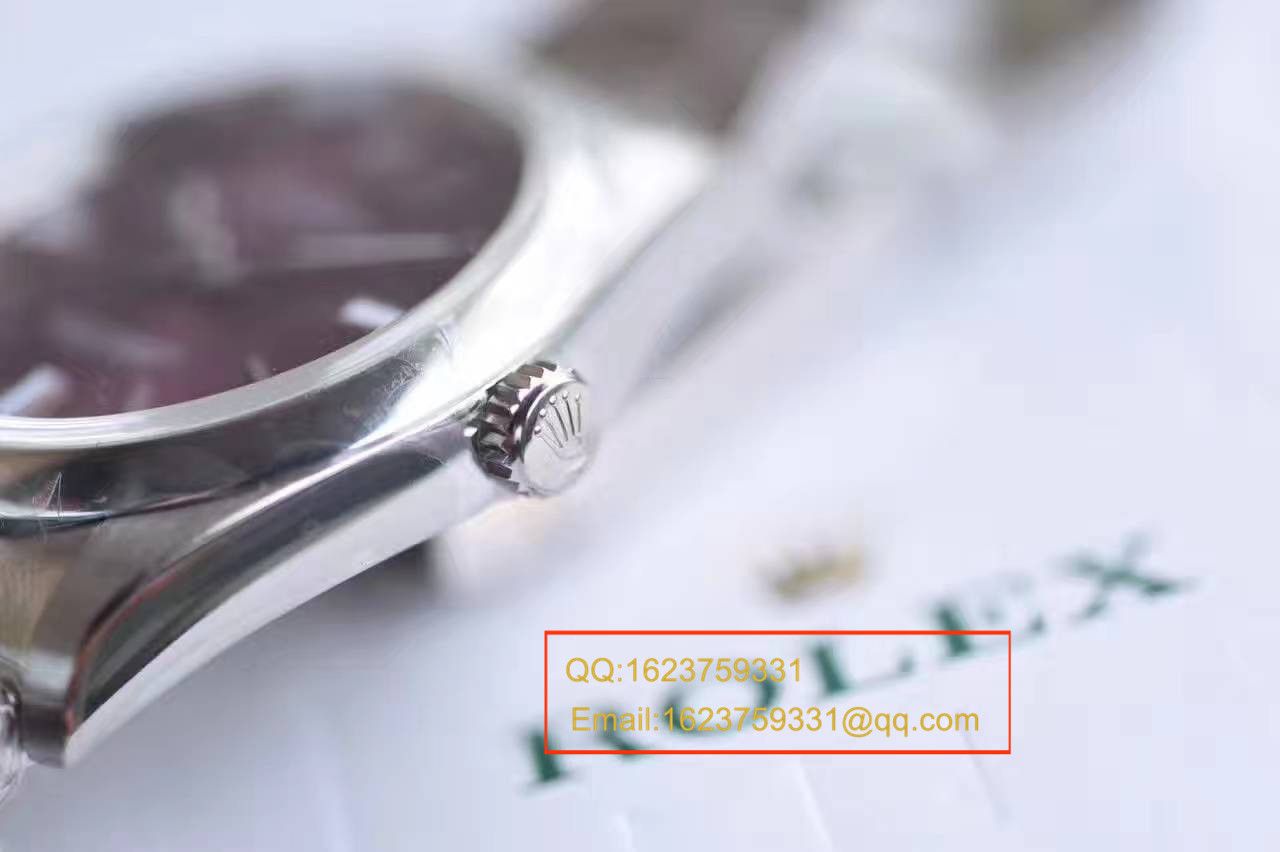 【JF Factory  top 1:1 Replica Copy  Watches 】 Rolex  oyster perpetual 动系列114300红葡萄色 wrist watches  / R151