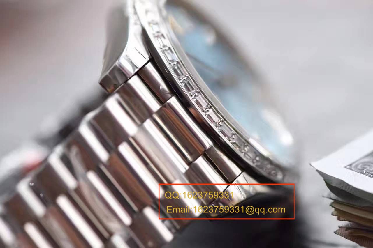 【EW Factory 1:1 Replica Copy  Watches 】 Rolex  Day-Date 型系列228396TBR蓝盘 wrist watches  / R153