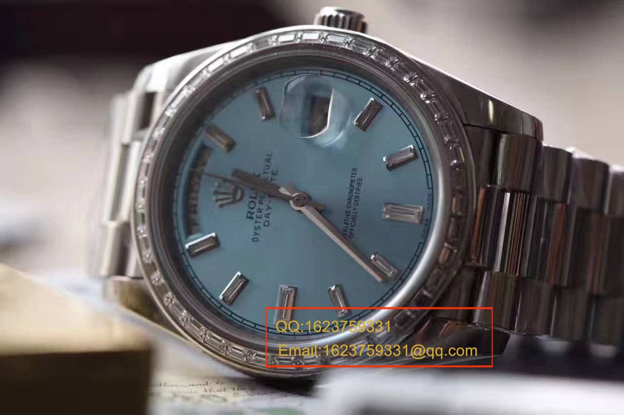 【EW Factory 1:1 Replica Copy  Watches 】 Rolex  Day-Date 型系列228396TBR蓝盘 wrist watches  / R153