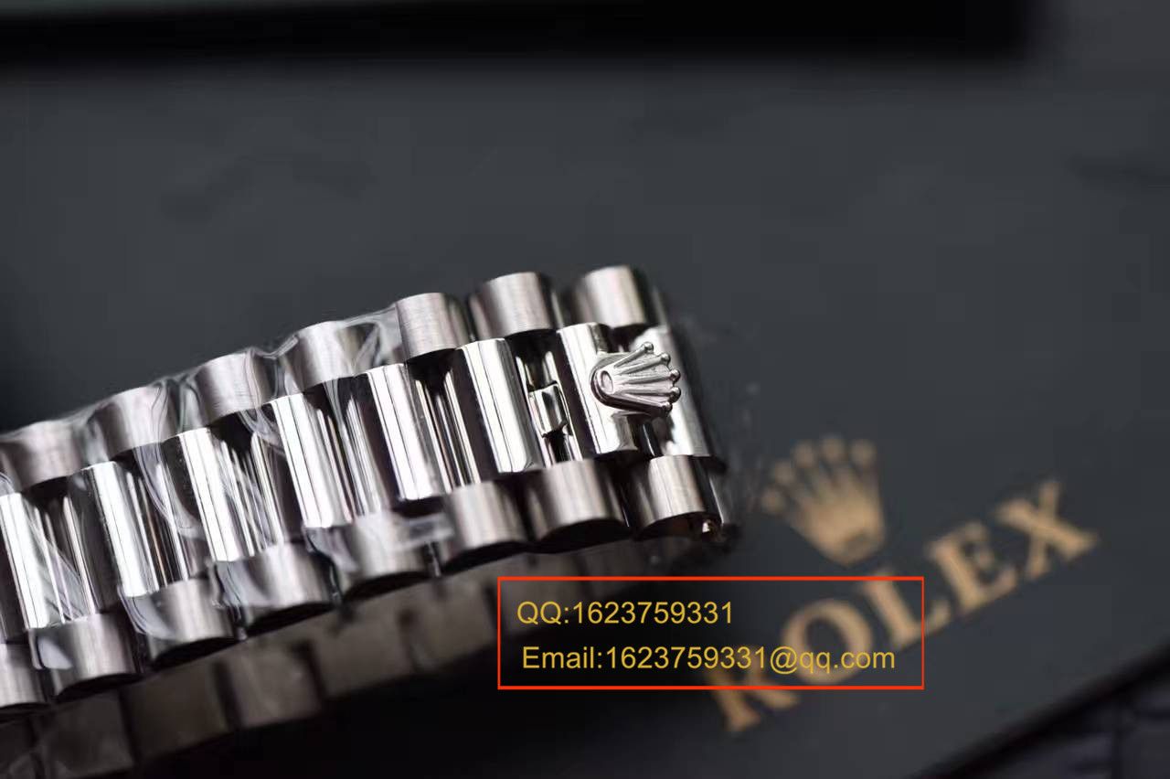 【独家视频测评EW Factory 1:1 top  Replica Watches 】 Rolex  Day-Date 型系列228239绿盘 wrist watches  / R111