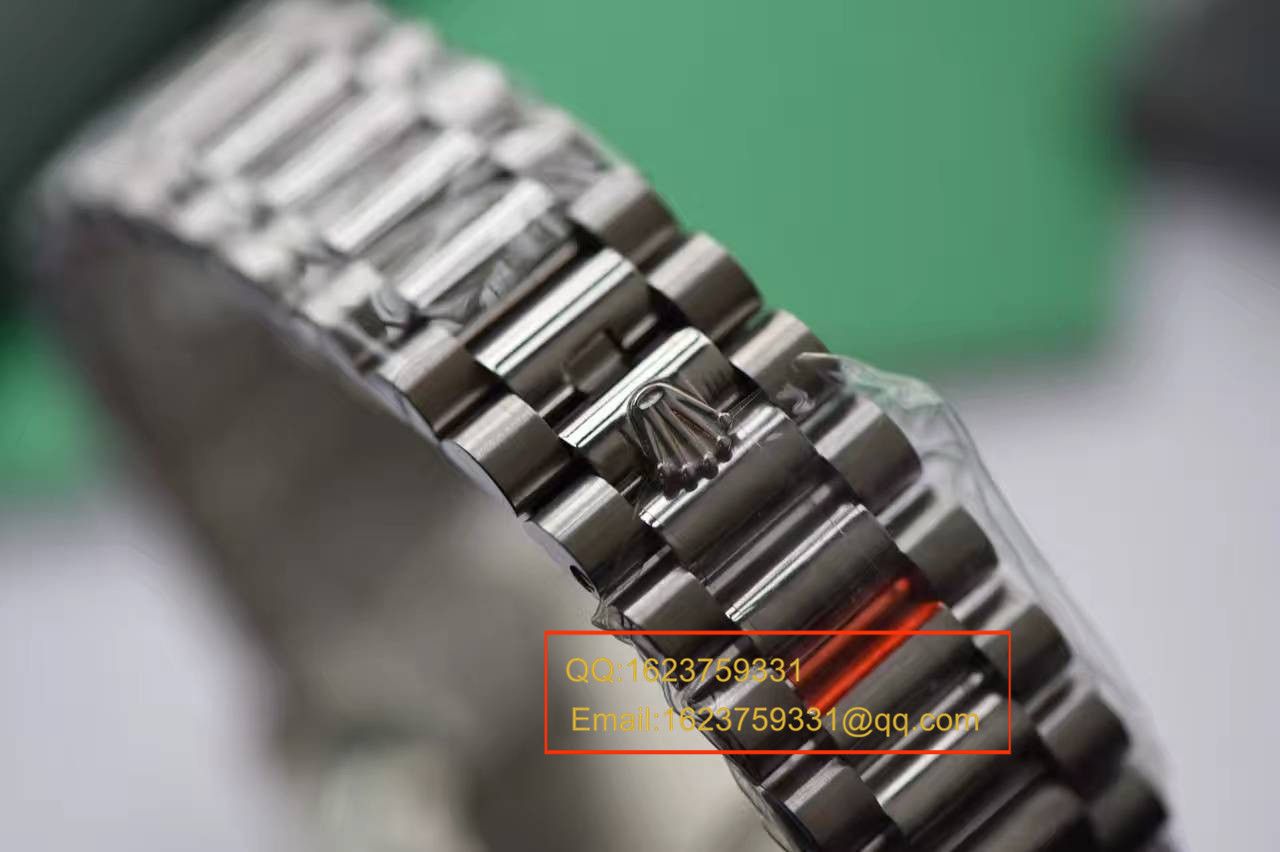 【独家视频测评EW Factory 1:1 top  Replica Watches 】 Rolex  Day-Date 型系列228239绿盘 wrist watches  / R111