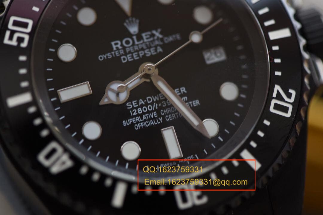 【实拍图鉴赏】N Factory  Rolex 黑鬼王、45MM直径、蓝宝石镜面、 Composite 表圈！N Factory 出品，必是精品！ / RAH104