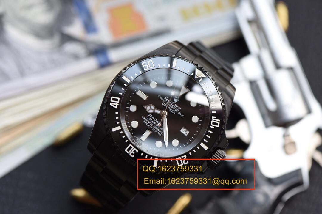 【实拍图鉴赏】N Factory  Rolex 黑鬼王、45MM直径、蓝宝石镜面、 Composite 表圈！N Factory 出品，必是精品！ / RAH104