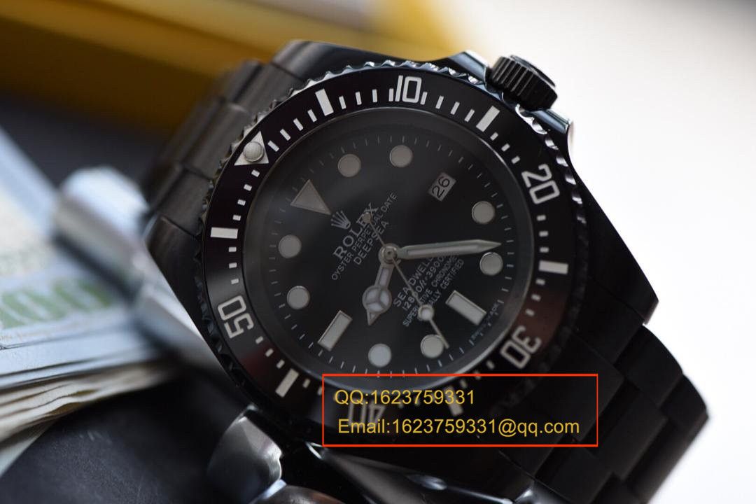【实拍图鉴赏】N Factory  Rolex 黑鬼王、45MM直径、蓝宝石镜面、 Composite 表圈！N Factory 出品，必是精品！ / RAH104