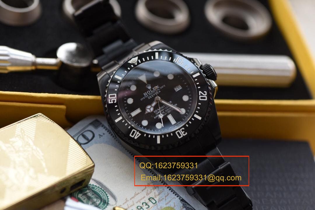 【实拍图鉴赏】N Factory  Rolex 黑鬼王、45MM直径、蓝宝石镜面、 Composite 表圈！N Factory 出品，必是精品！ / RAH104