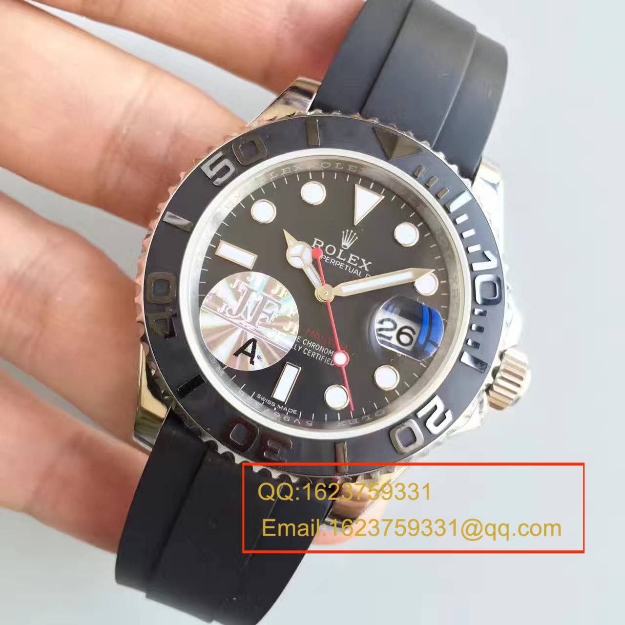 【JF Factory  Perfect  Replica Copy  Watches 】 Rolex  Yacht-Master 系列116655精钢男士机械 wrist watches  / R136