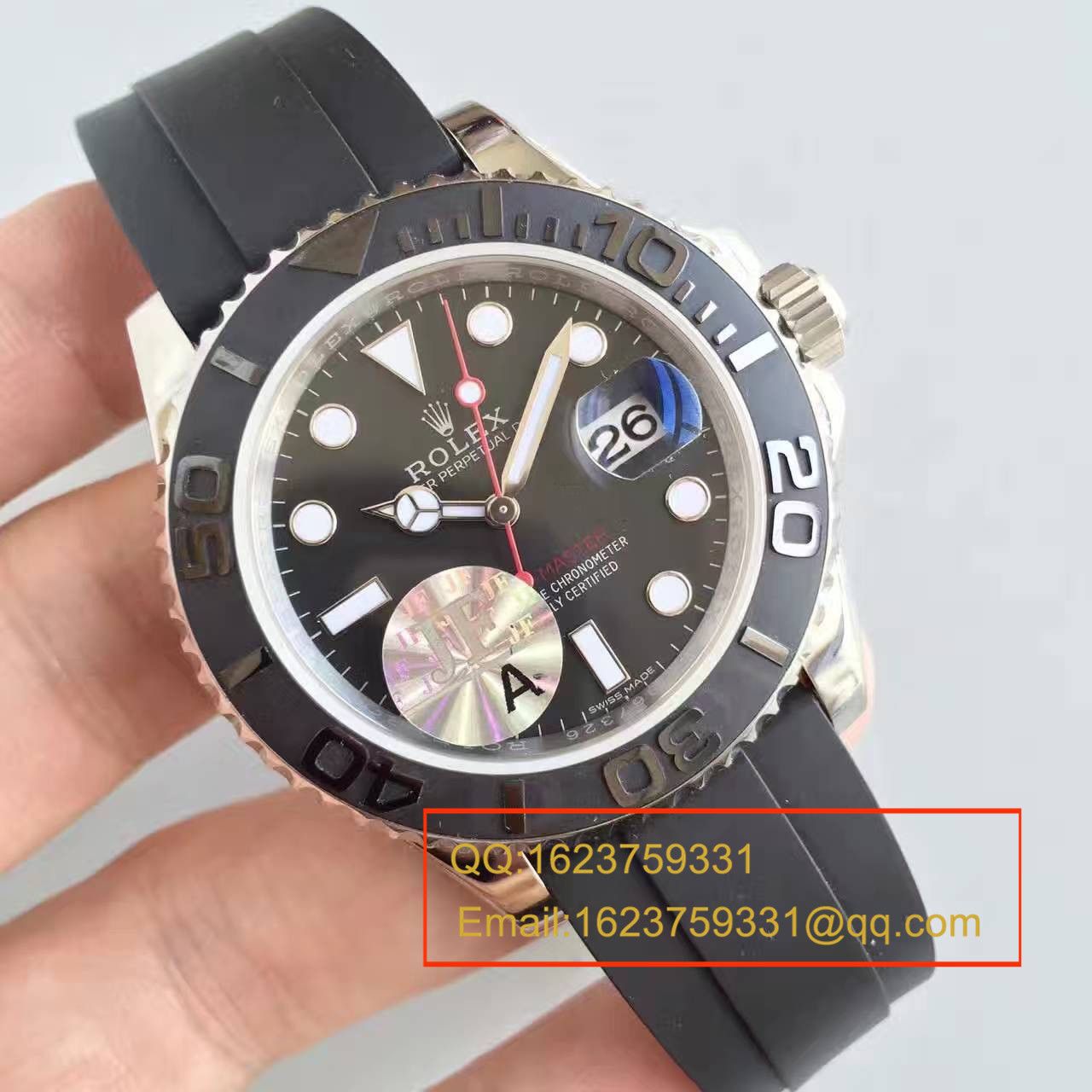 【JF Factory  Perfect  Replica Copy  Watches 】 Rolex  Yacht-Master 系列116655精钢男士机械 wrist watches  / R136