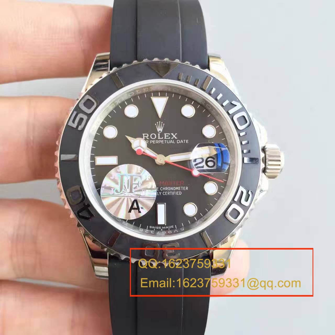 【JF Factory  Perfect  Replica Copy  Watches 】 Rolex  Yacht-Master 系列116655精钢男士机械 wrist watches  