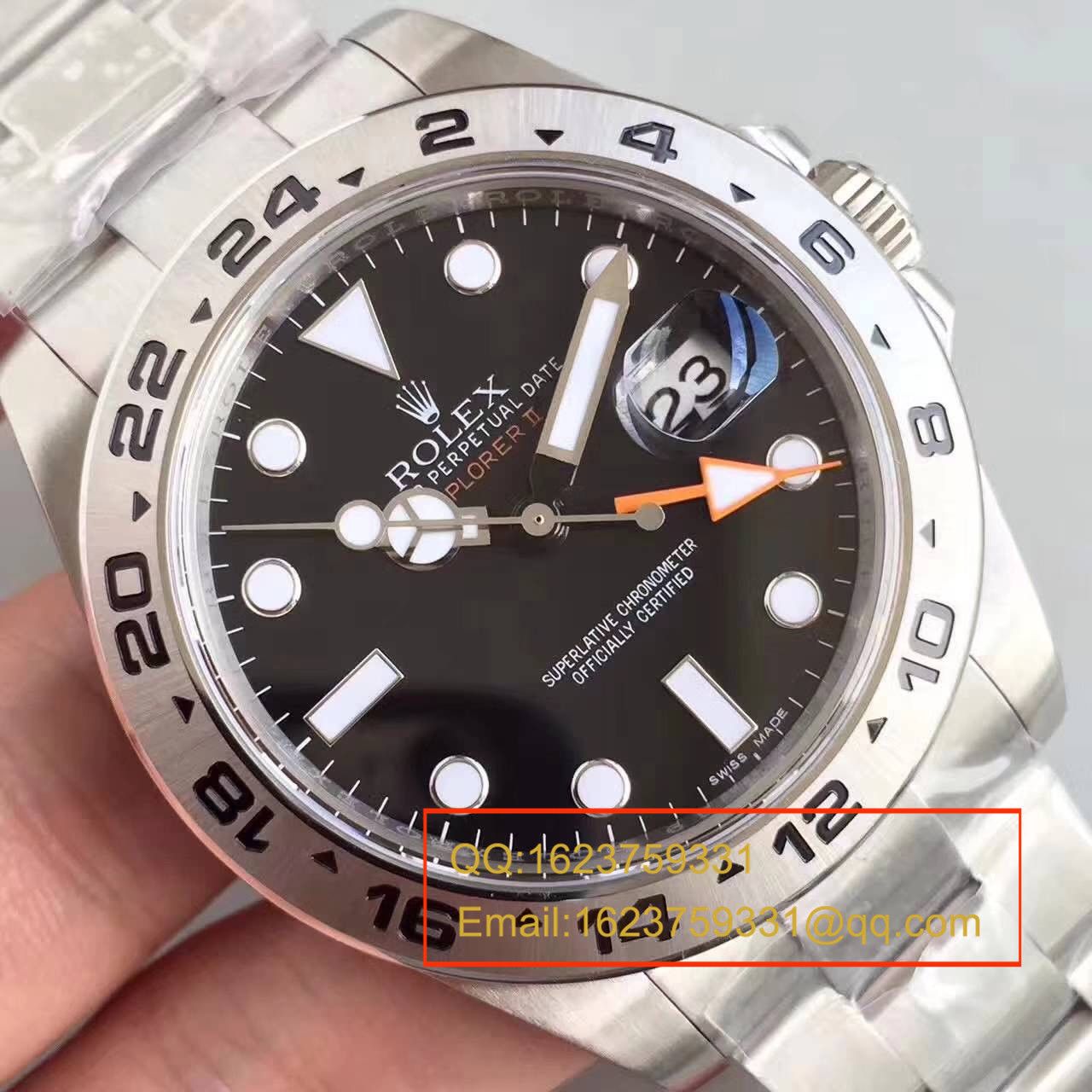 【N Factory V7版1:1 High quality  Knockoff  Watches 】ROLEX Rolex EXP2探险家型系列探险者二代216570-77210 黑盘 wrist watches  / RBG050