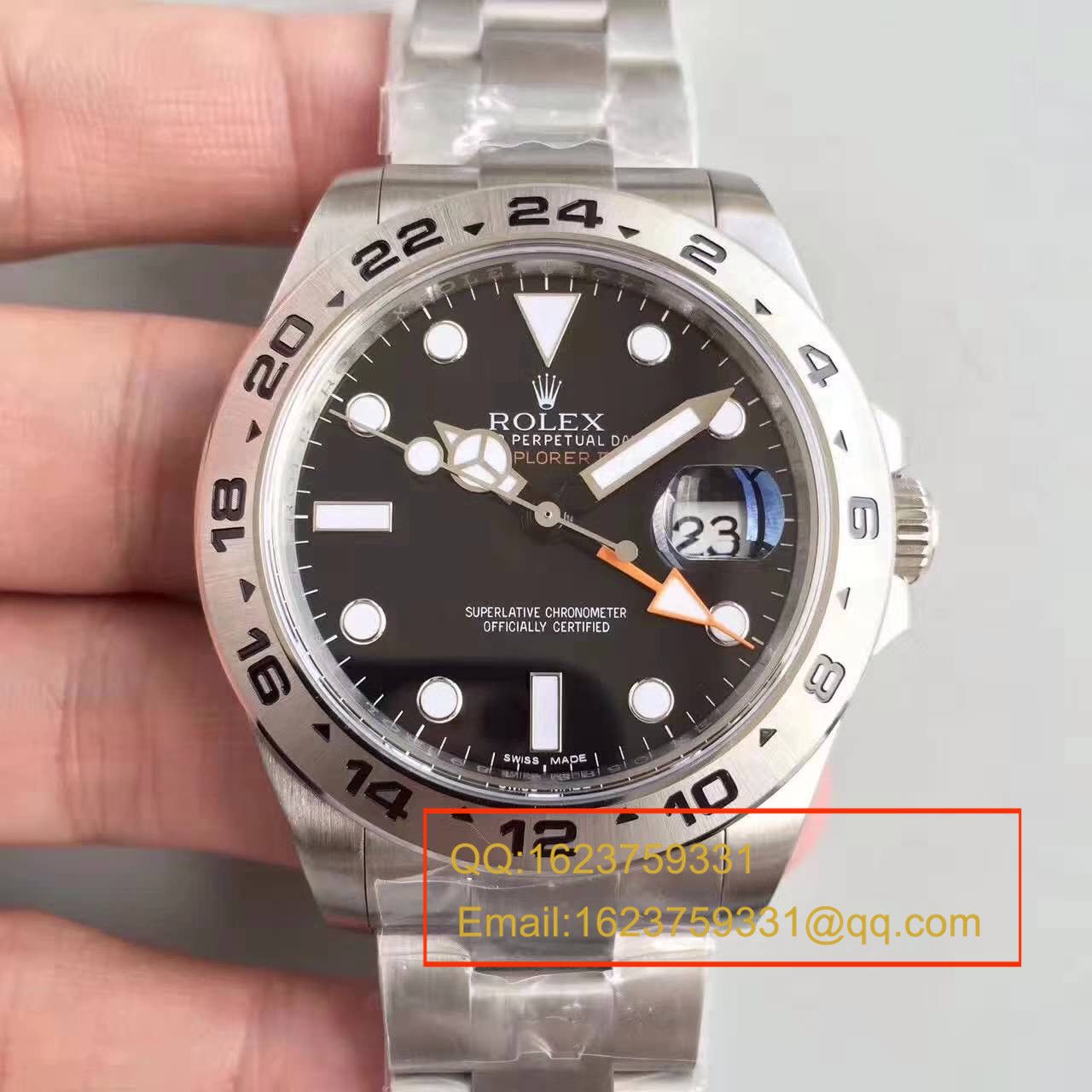 【N Factory V7版1:1 High quality  Knockoff  Watches 】ROLEX Rolex EXP2探险家型系列探险者二代216570-77210 黑盘 wrist watches  / RBG050