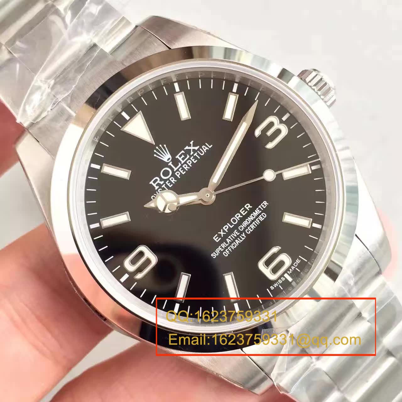 【N Factory  High quality  Knockoff  Watches 最强V7版】 Rolex EXP探险者一代214270-77200男表（探险家369） / RBA109