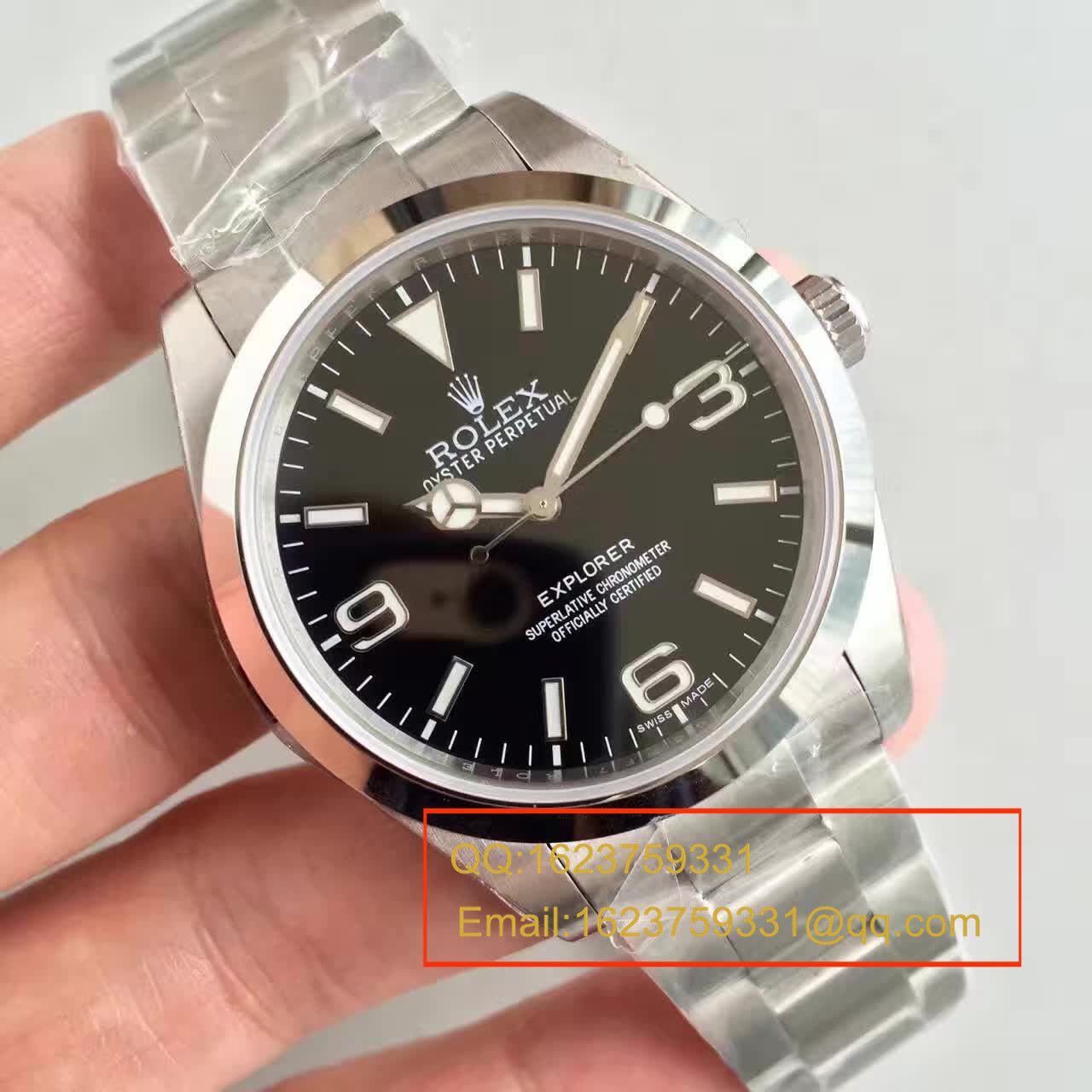 【N Factory  High quality  Knockoff  Watches 最强V7版】 Rolex EXP探险者一代214270-77200男表（探险家369） / RBA109