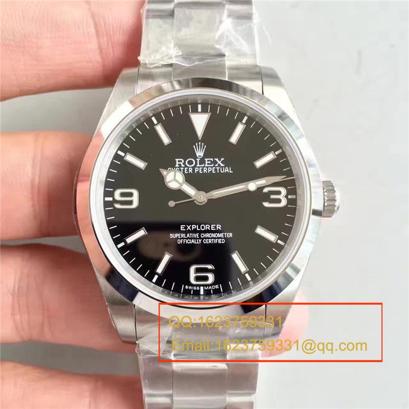 【N Factory  High quality  Knockoff  Watches 最强V7版】 Rolex EXP探险者一代214270-77200男表（探险家369） / RBA109