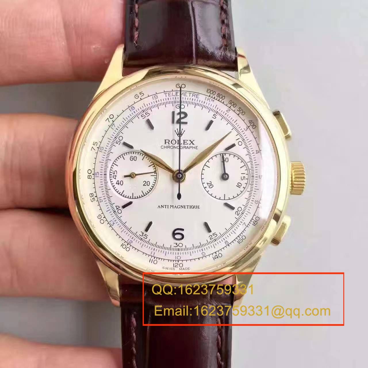 【台湾 Factory 1:1 Replica Watches 】 Rolex 复古款多功能手动计时 wrist watches  / R134