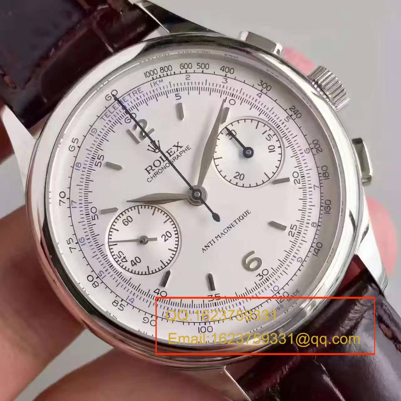 【台湾 Factory 1:1 Replica Watches 】 Rolex 复古款多功能手动计时 wrist watches  / R134