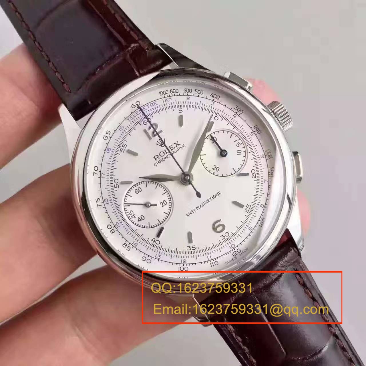 【台湾 Factory 1:1 Replica Watches 】 Rolex 复古款多功能手动计时 wrist watches  / R134
