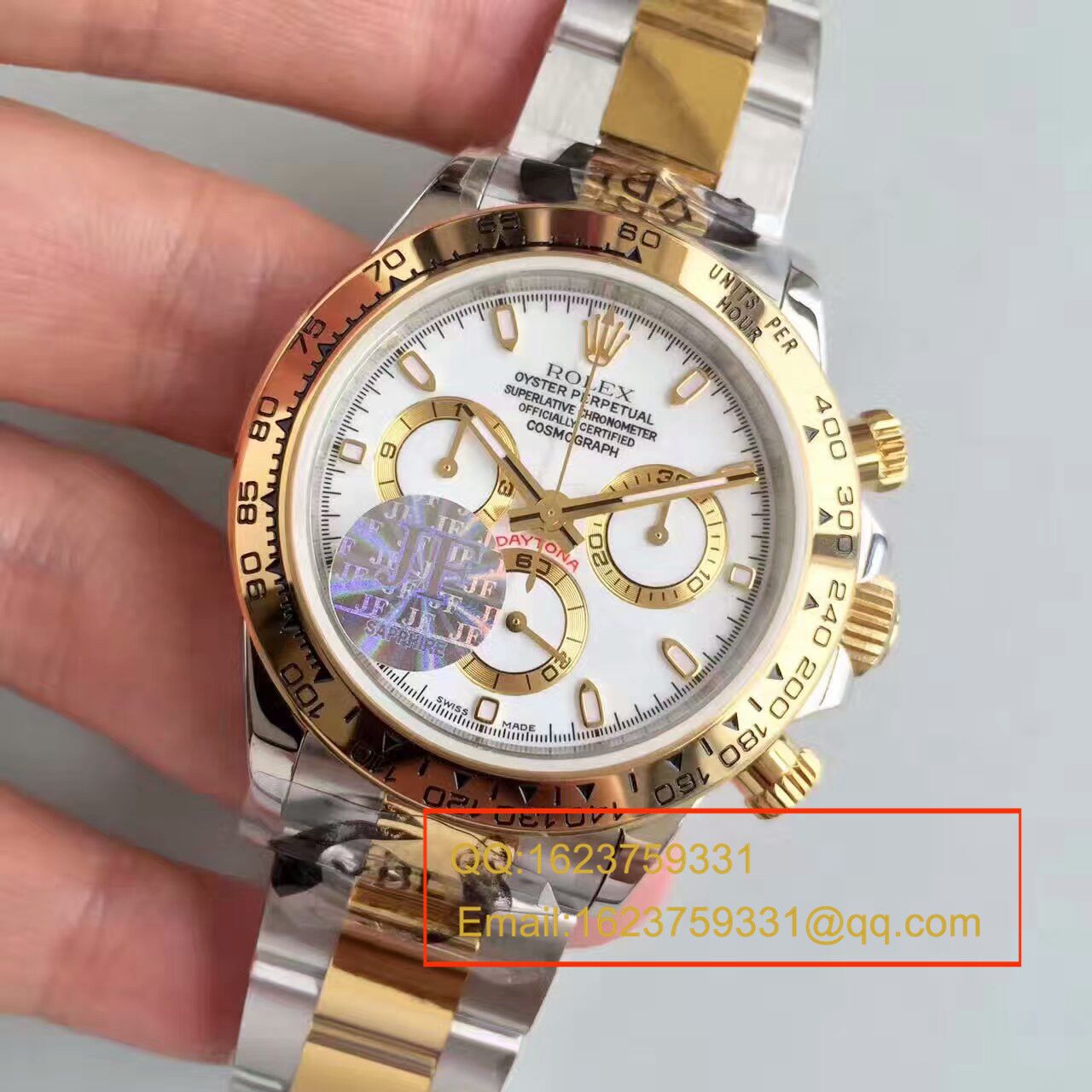 【JF Factory 1:1 Replica Watches 】 Rolex  Cosmograph Daytona  Ditongna 系列116508白盘 wrist watches  