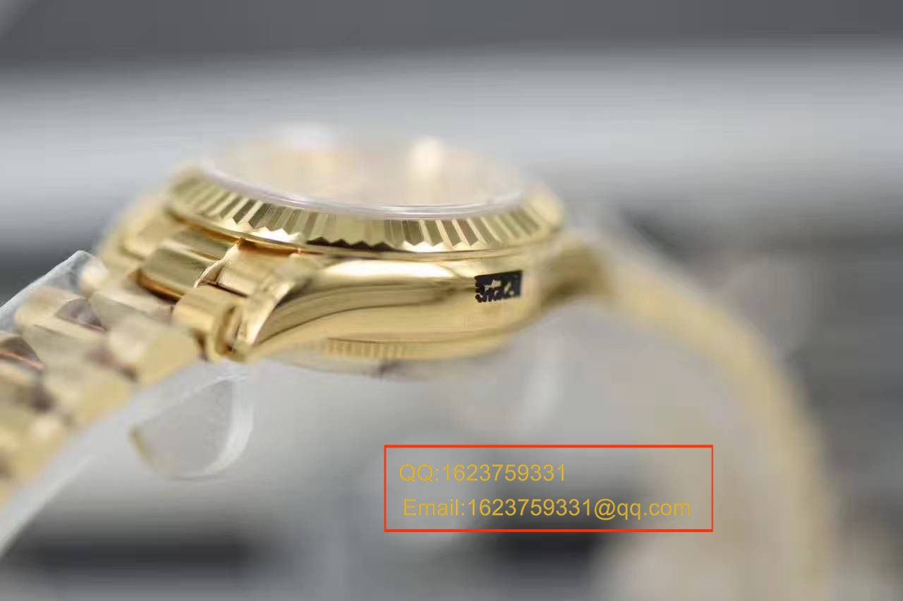 【SY Factory  Perfect  High quality  Replica Watches 】 Rolex 女装  Datejust 系列279178香槟色女士 wrist watches  / RB0126A