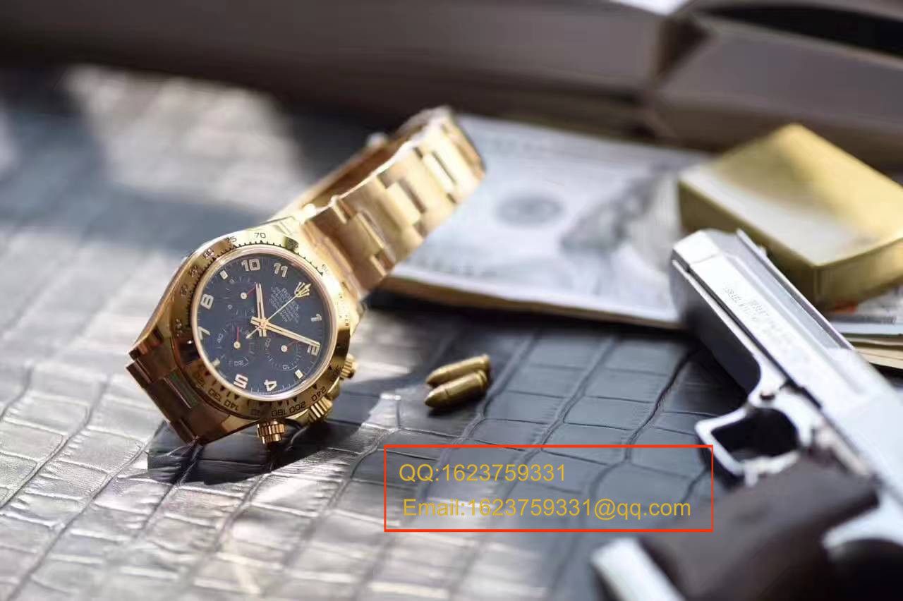 【台湾 Factory  Perfect  High quality  Replica Watches 】 Rolex  Cosmograph Daytona  Ditongna 系列116528 蓝色表盘 wrist watches  / RBB183