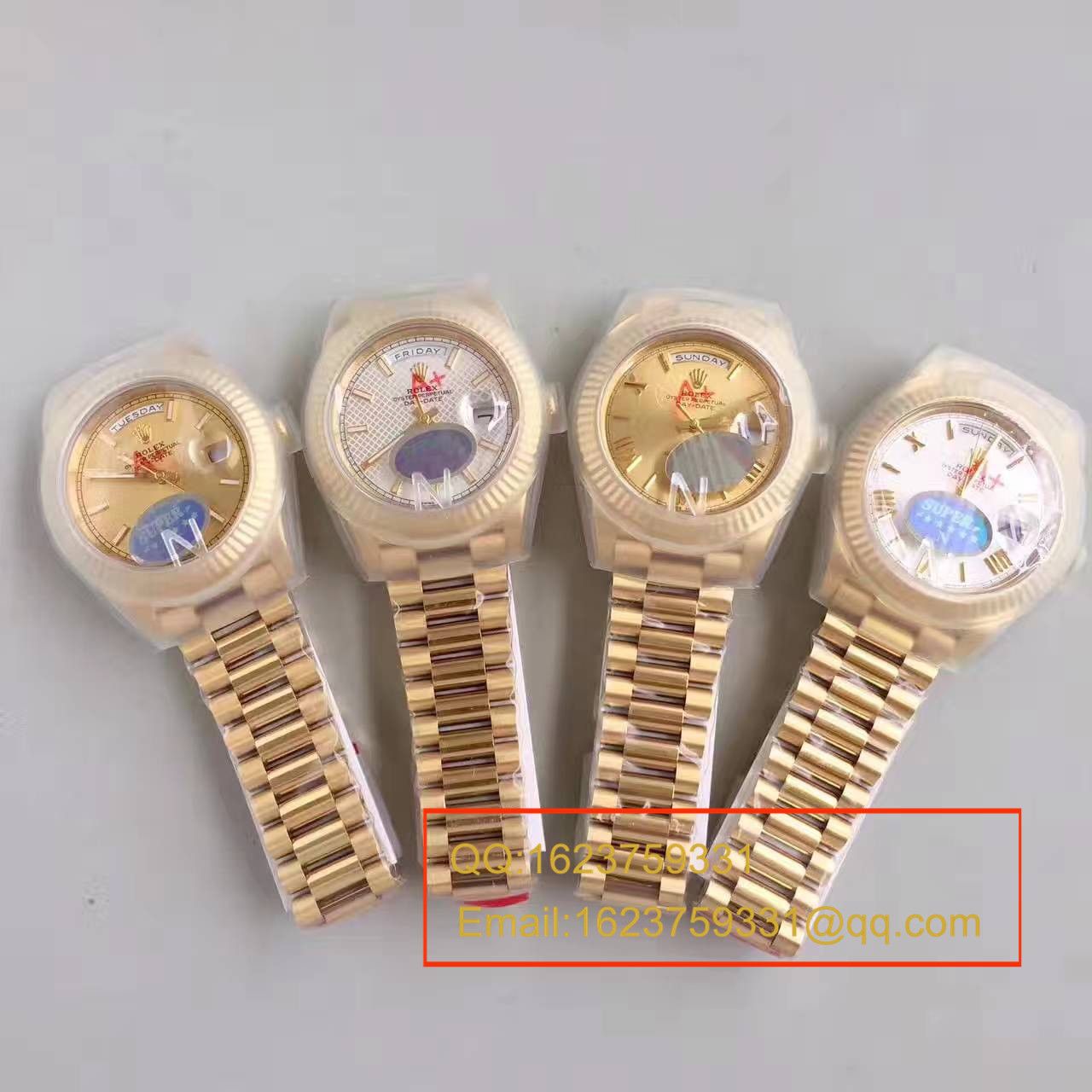 【N Factory  Perfect  Replica Copy  Watches 】 Rolex  Day-Date 型系列228238金盘 wrist watches  / RBE169